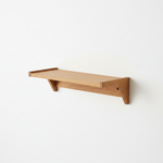 FDB Furniture B5 Borge Mogensen Shelf Solid Oak, compact floating wall shelf with minimalist design.